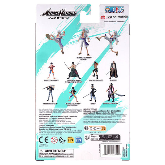 One Piece Figure: Anime Heroes- Monkey D. Luffy, Gear 5