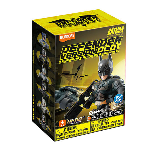 DC Blokees: 2-inch Defender Model Kit- DV01 Legendary Batman Assemble