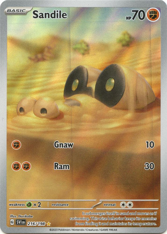 Sandile - 216/198 - SV01: Scarlet & Violet Base Set