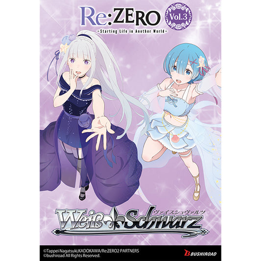 Weiss Schwarz: Re:ZERO Starting Life in Another World Vol.3 Booster Display [PRE-ORDER]