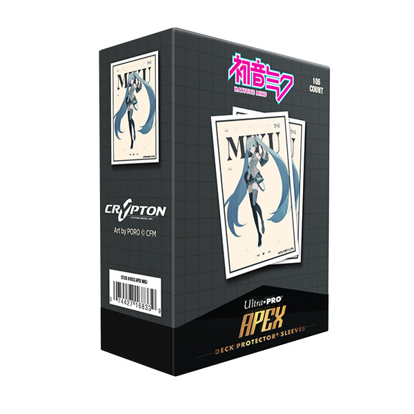 Deck Protectors: Apex- Hatsune Miku- Retro Soundscapes- Hatsune Miku (105ct)
