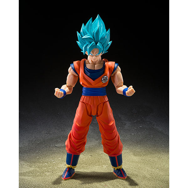 Dragon Ball Figure: Tamashii Nations S.H. Figuarts- Super Saiyan God Super Saiyan Son Goku (Blue Power Transcending Limits)