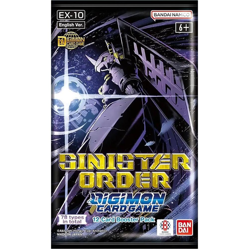 DIGIMON CARD GAME: EXTRA BOOSTER: SINISTER ORDER – Holo Horse Games LLC