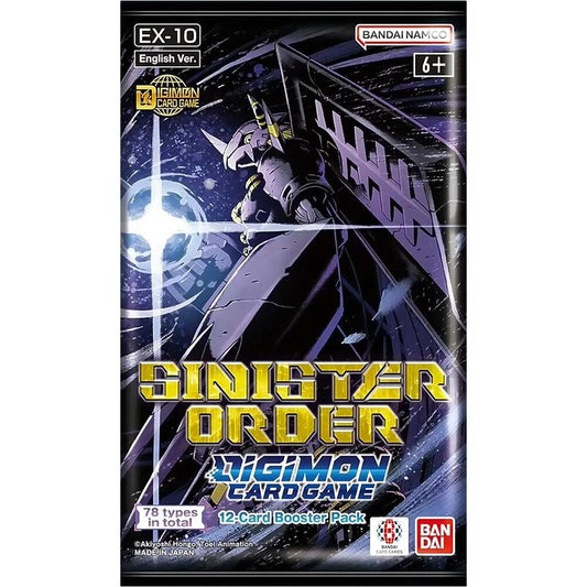 DIGIMON CARD GAME: EXTRA BOOSTER: SINISTER ORDER
