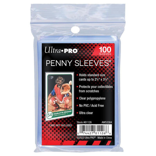 Ultra Pro: Soft Card Penny Sleeves - Standard (100-Pack)
