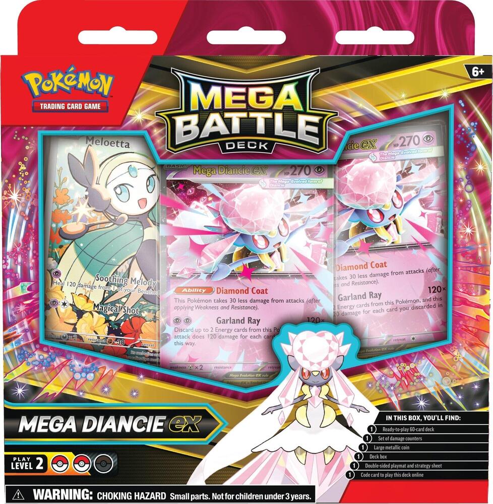 POKEMON TCG: MEGA BATTLE DECK: MEGA GENGAR EX AND MEGA DIANCIE EX