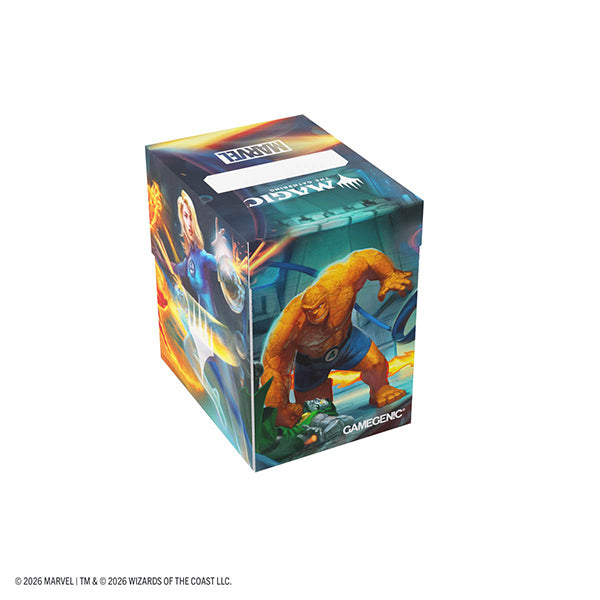 Deckbox: MTG Soft Dynacrate 100+ XL- Marvel Super Heroes- Fantastic Four Unleashed
