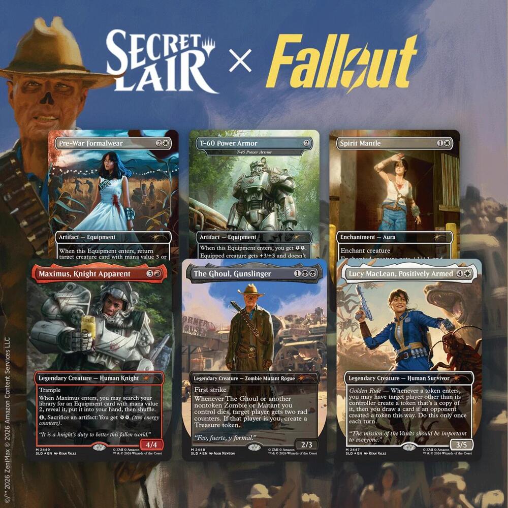 MTG: Secret Lair Drop- Fallout: Beyond Vault 33- Regular