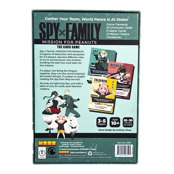 SPYxFAMILY: Mission for Peanuts Card Game