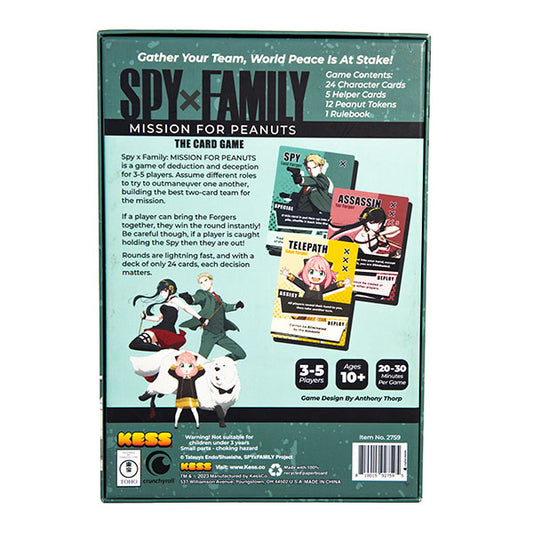 SPYxFAMILY: Mission for Peanuts Card Game