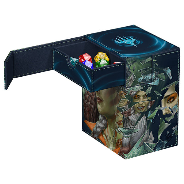 Deck Case: Flip'n'Tray 133+ MTG- Reality Fracture- Blue Uncommon / Green Uncommon