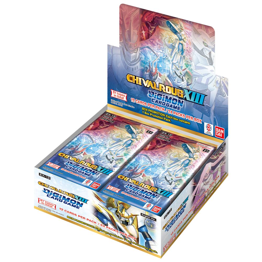 Digimon Card Game: Chivalrous XIII Extra Booster Display [EX-13] (24 Packs)