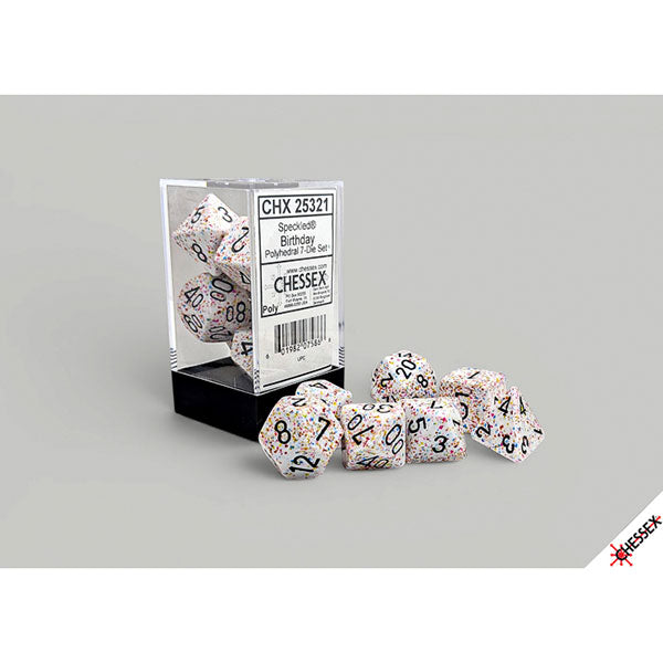 Chessex Dice Sets: Speckled Polyhedral 7ct