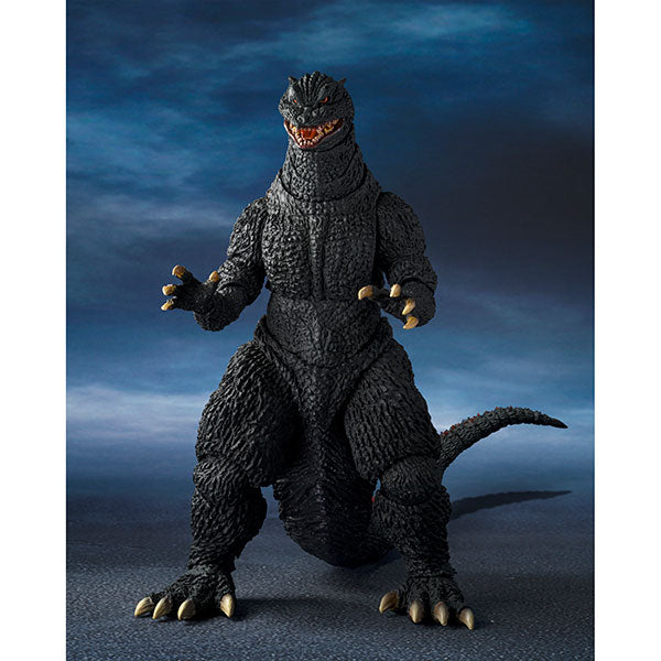 Godzilla Figure: Tamashii Nations S.H. MonsterArts- Godzilla [2004] Heat Ray Ver. VS New Gotengo