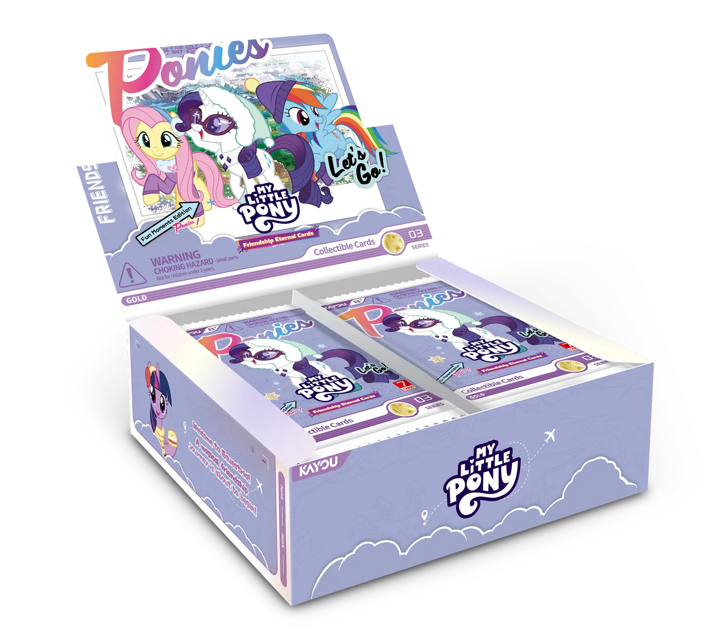 My Little Pony Collectable Cards: Friendship Eternal Cards- Fun Moments Edition Display- 003A (20 packs)