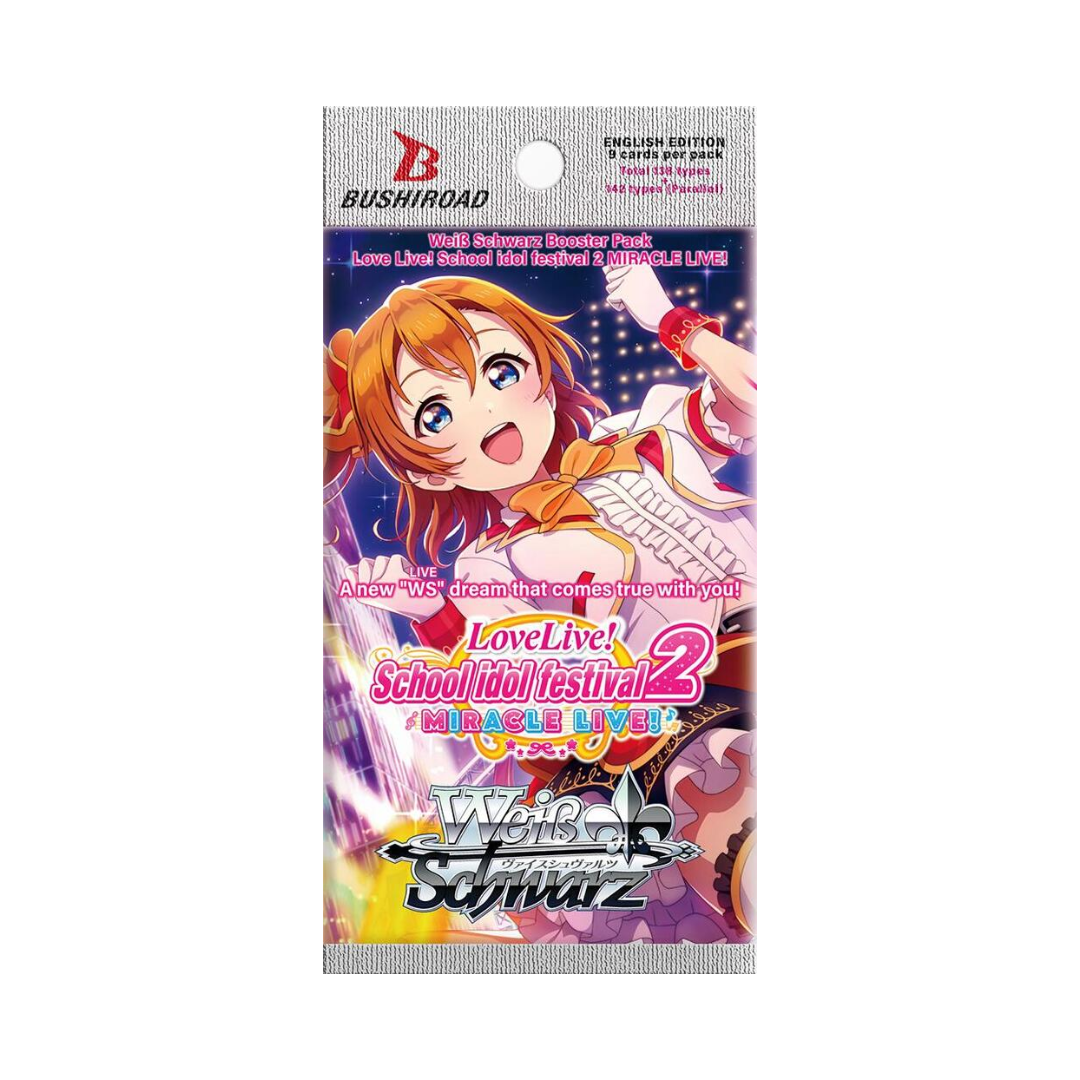 Weiss Schwarz: Booster Pack - Love Live School Idol Festival 2 MIRACLE Live! Weiss Schwarz: Booster Pack - Love Live School Idol Festival 2 MIRACLE Live!
