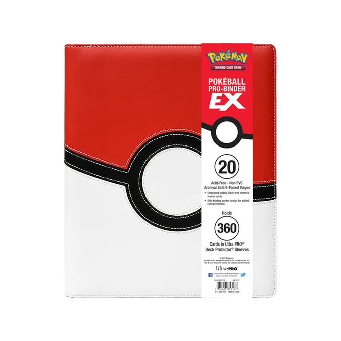 Binder: PRO 9-Pocket Premium Pokemon - Pokeball