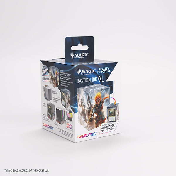 Deckbox: MTG Bastion 100+ XL- Reality Fracture- Charge the Sanctum