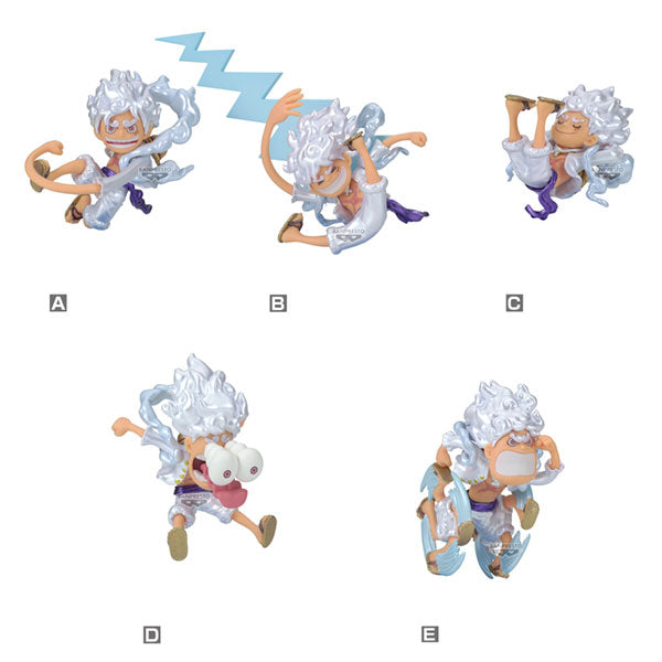 One-Piece Figure: Banpresto World Collectable Figure- Monkey D. Luffy Gear5 Special, Metallic Color ver. (12 Boxes)