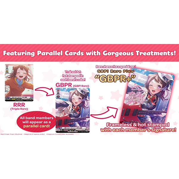 Cardfight Vanguard: BanG Dream! Girls Band Party! Title Booster Premium Display (10 Packs) English Print