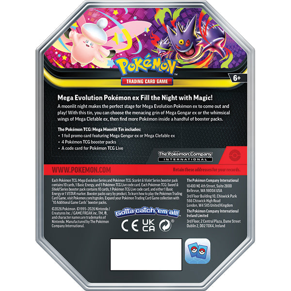 Pokémon TCG: Mega Moonlit Tin [RANDOM]