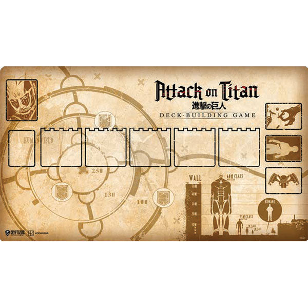 Attack on Titan Deck-Building Game Playmat
