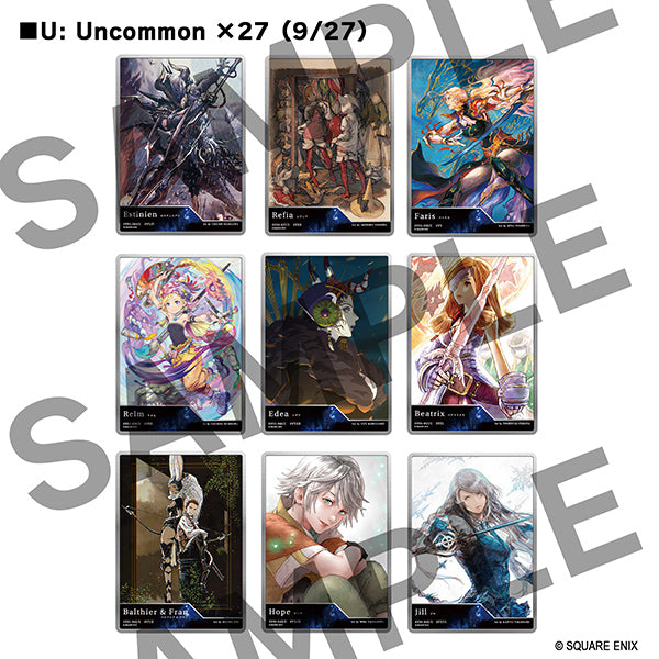 Square Enix Gallery Cards: Vol. 01- Final Fantasy 40th Anniversary Collection Booster Display (10 Packs)