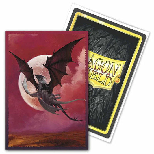 ragon Shield – Limited Edition Brushed Art Japanese: Valentine Dragon 2024 60 CT Japanese Size Card Sleeves