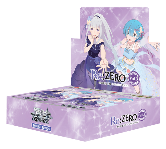 Weiss Schwarz: Re:ZERO Starting Life in Another World Vol.3 Booster Display
