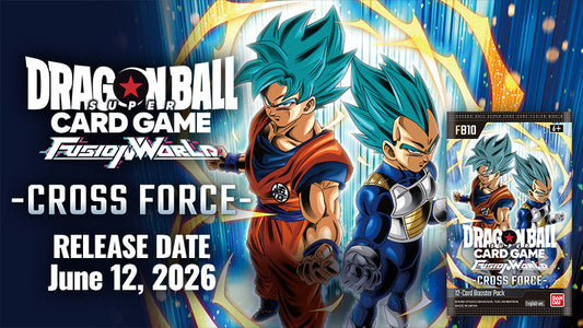 DRAGON BALL SUPER TCG: FUSION WORLD CROSS FORCE (FB10) (24CT) PRE-ORDER