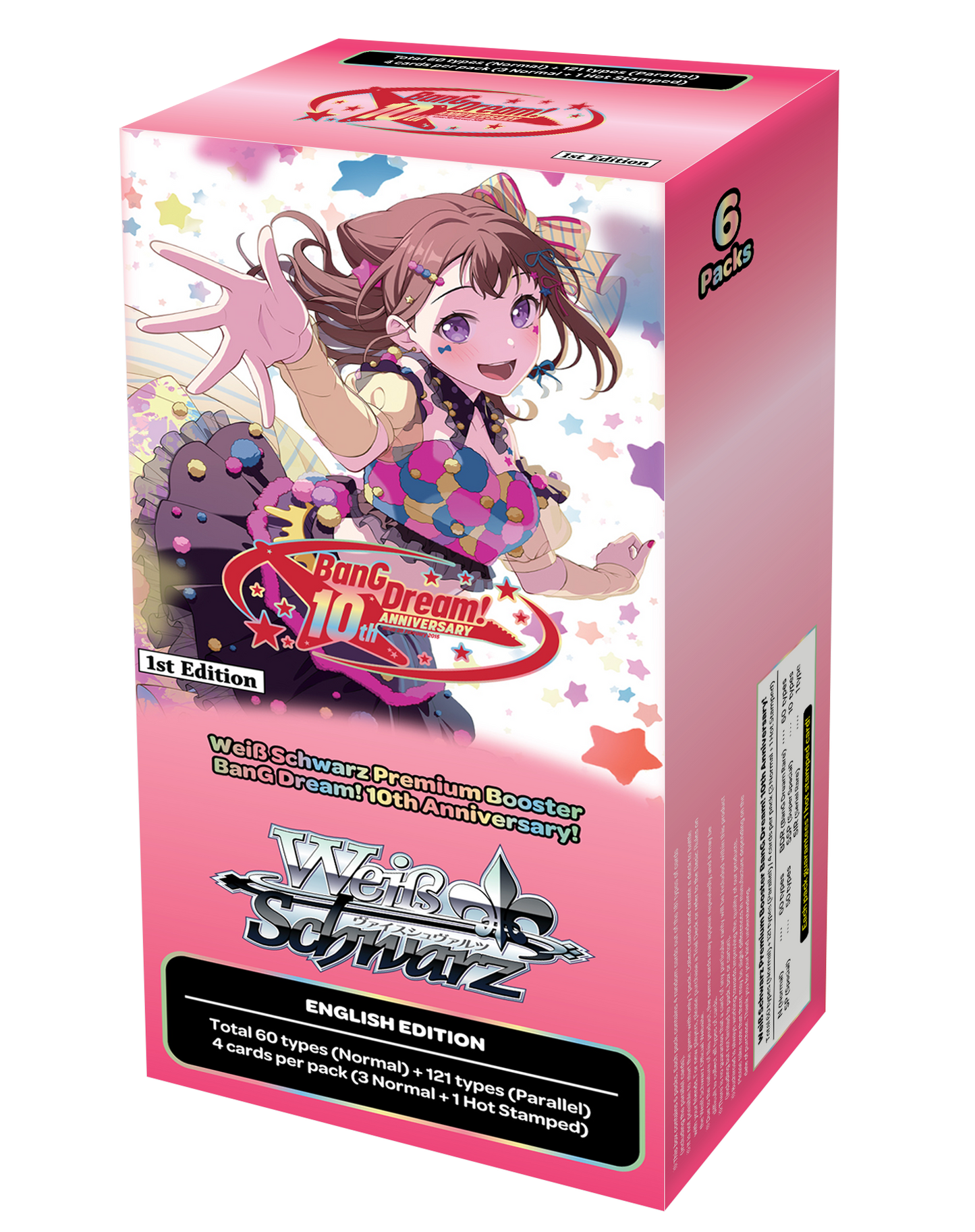 Weiss Schwarz: BanG Dream! 10th Anniversary! (English Print) Premium Booster Box (6 Packs) PRE-ORDER