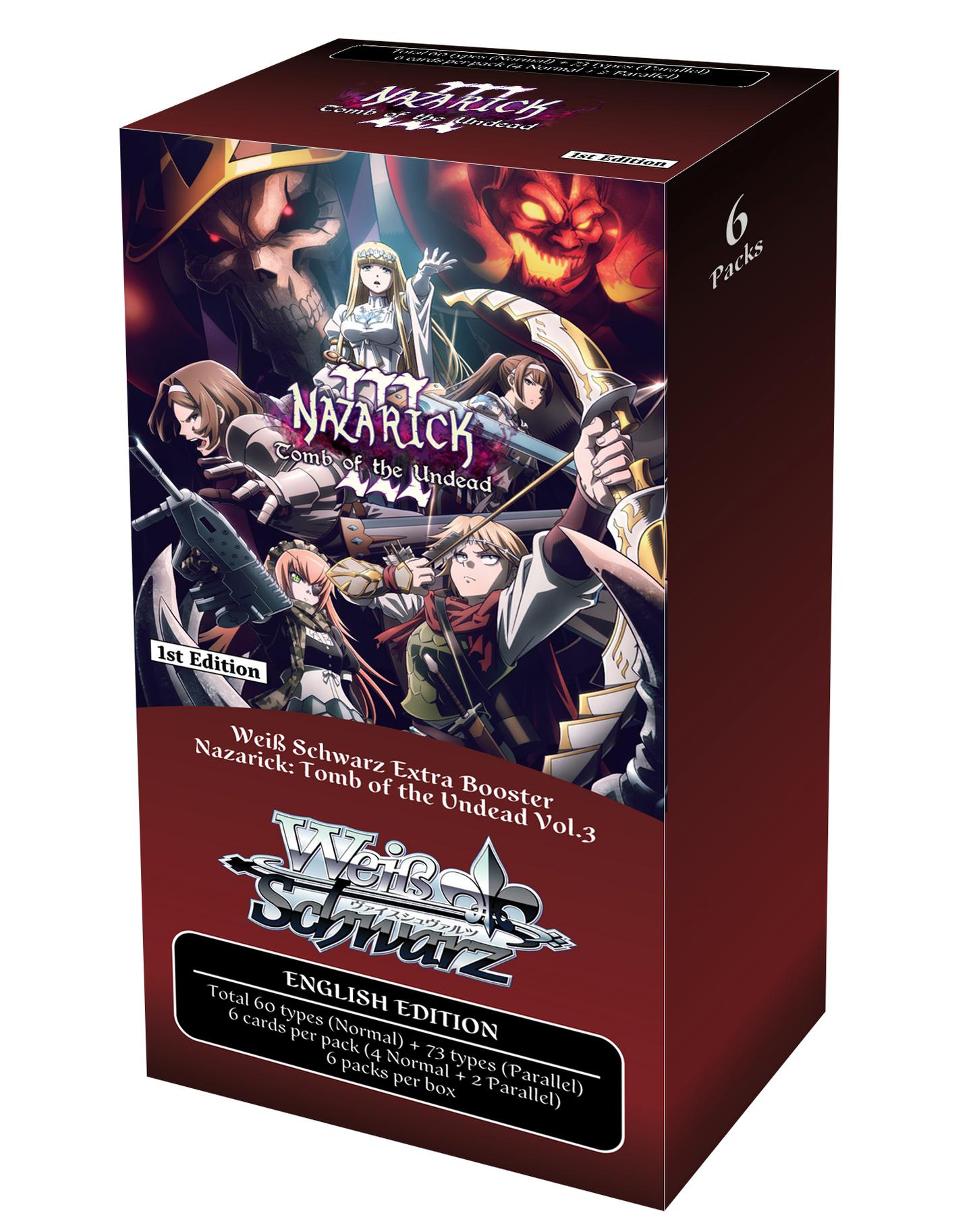 Weiss Schwarz: Nazarick: Tomb of the Undead Vol.3 (English Print) Extra Booster Display [PRE-ORDER]