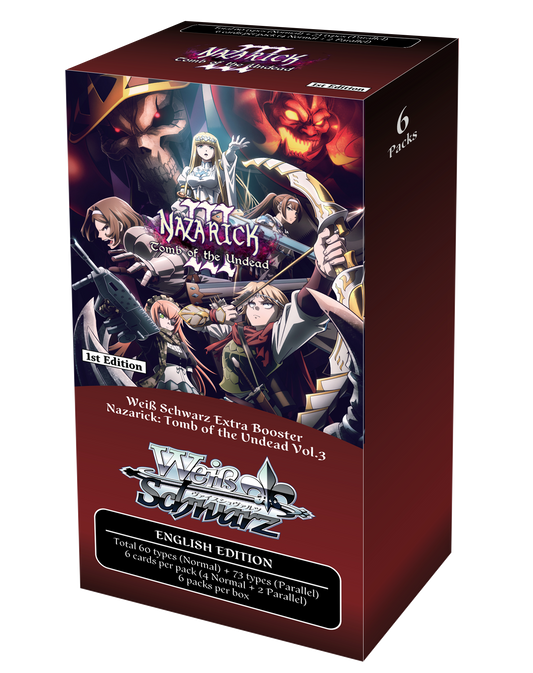 Weiss Schwarz: Nazarick: Tomb of the Undead Vol.3 (English Print) Extra Booster Display [PRE-ORDER]