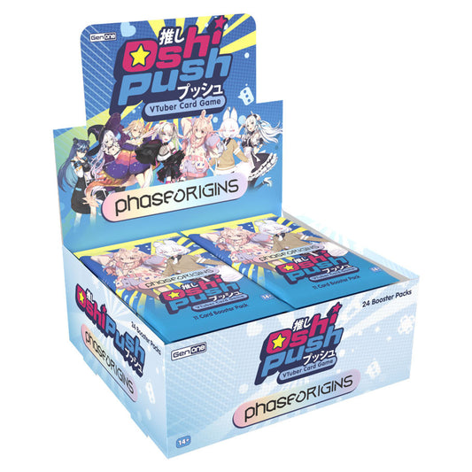 Oshi Push TCG: Phase Origins- Booster Box Display
