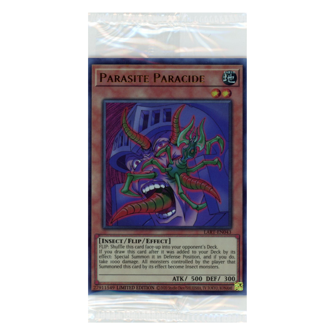 Yugioh Parasite Paracide LART-EN043 Ultra Rare Lost Art Promo - SEALED