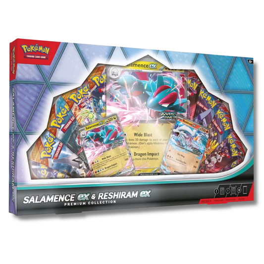Pokemon TCG Salamence ex & Reshiram ex Premium Collection Box