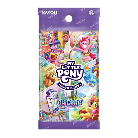 My Little Pony Trading Card Game: Discord!!! Booster Display