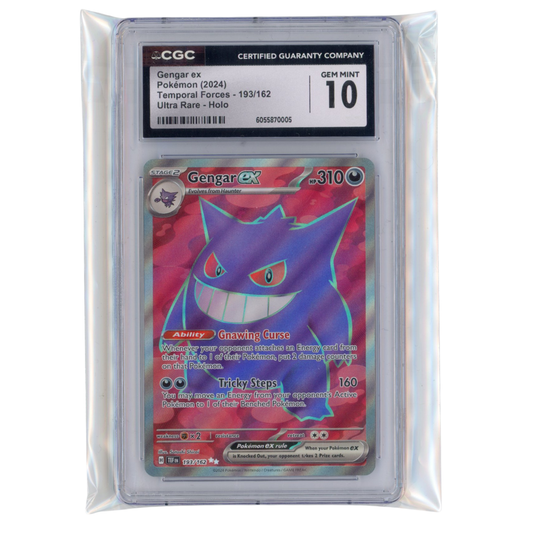 2024 Temporal Forces Gengar ex 193 CGC 10 Gem Mint