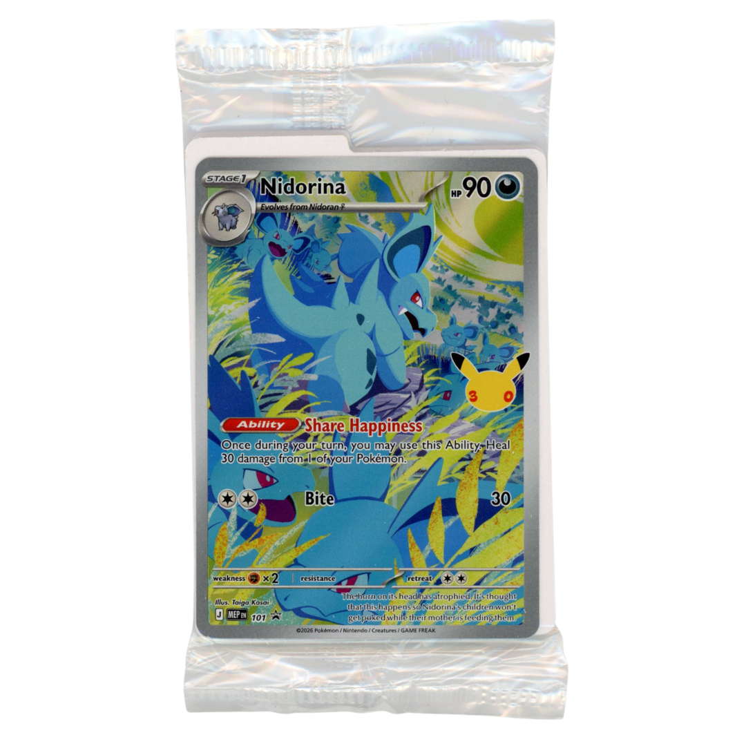 Nidorina 30th Anniversary ETB Promo [Sealed]