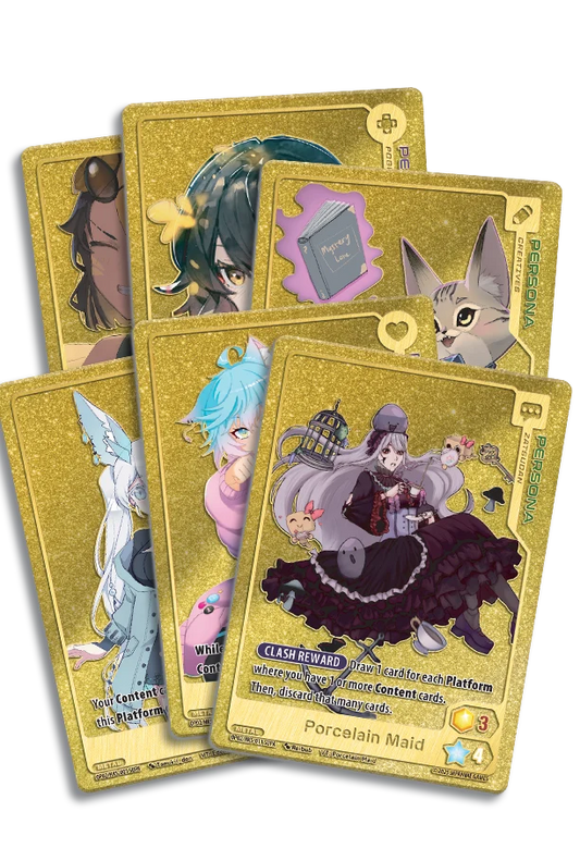 Oshi Push TCG: Gen Two Hidden Links- Metal Card Set