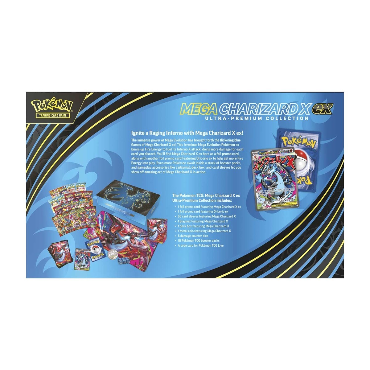 POKEMON TCG: MEGA CHARIZARD X EX ULTRA-PREMIUM COLLECTION (2025)
