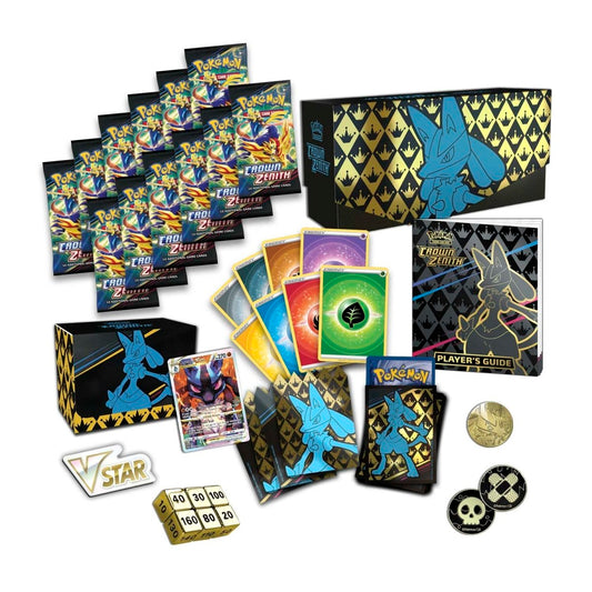 Crown Zenith Pokemon Center Elite Trainer Box Plus w/ acrylic case