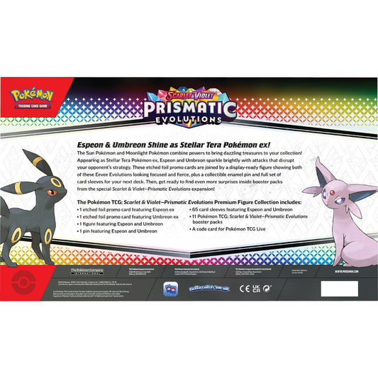 Pokemon TCG: S&V - Prismatic Evolutions Premium Figure Collection Box