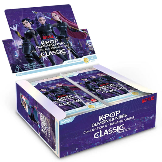 KPop Demon Hunters Collectible Cards: Classic Edition- Foil Pack Display- 001 (20 packs)