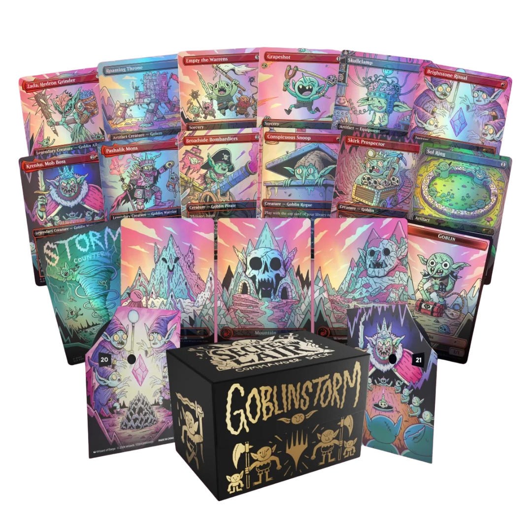 Magic: The Gathering MTG Secret Lair Commander Goblin Storm Deck [Sealed]