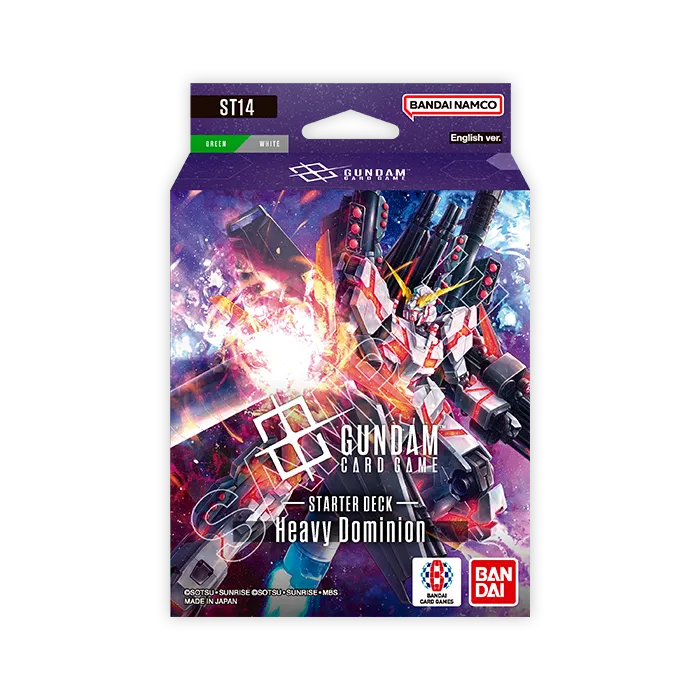 Gundam Card Game: Starter Deck Display- 14 Heavy Dominion [ST14]