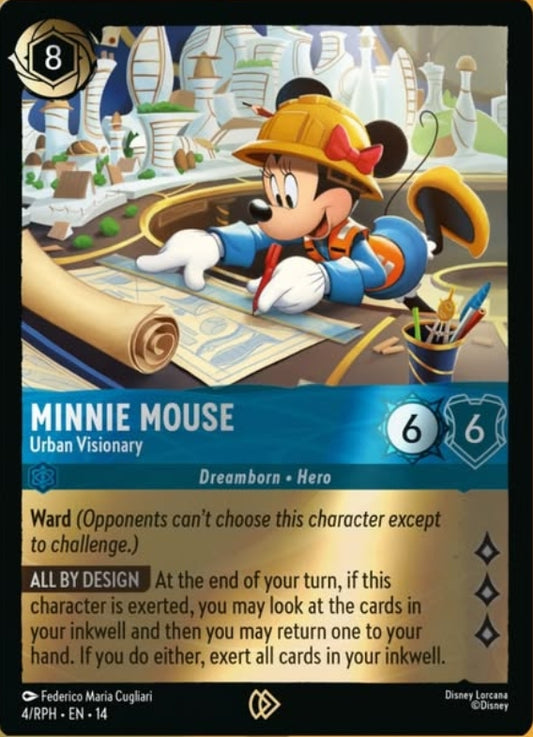 Minnie Mouse - Urban Visionary - Disney Lorcana Promo Cards