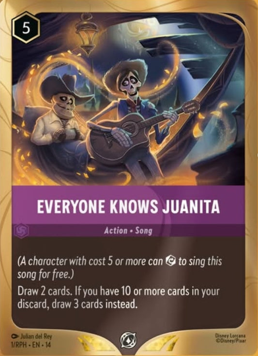 Everyone Knows Juanita - Disney Lorcana Promo Cards