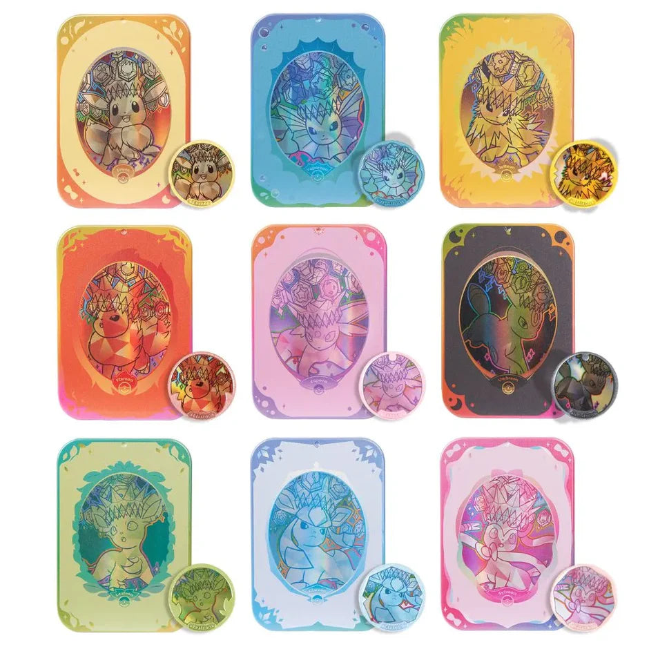 Simplified Chinese Pokemon Crystal Gathering Metal Tin Box