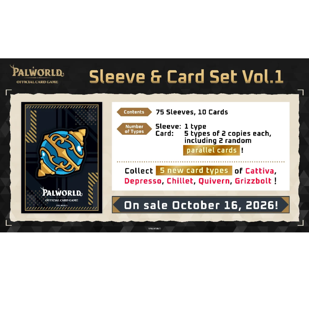 Palworld OCG: Sleeve & Card Set Vol.1